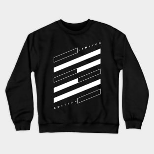 Stripes Limited Edition - BlackWhite Crewneck Sweatshirt